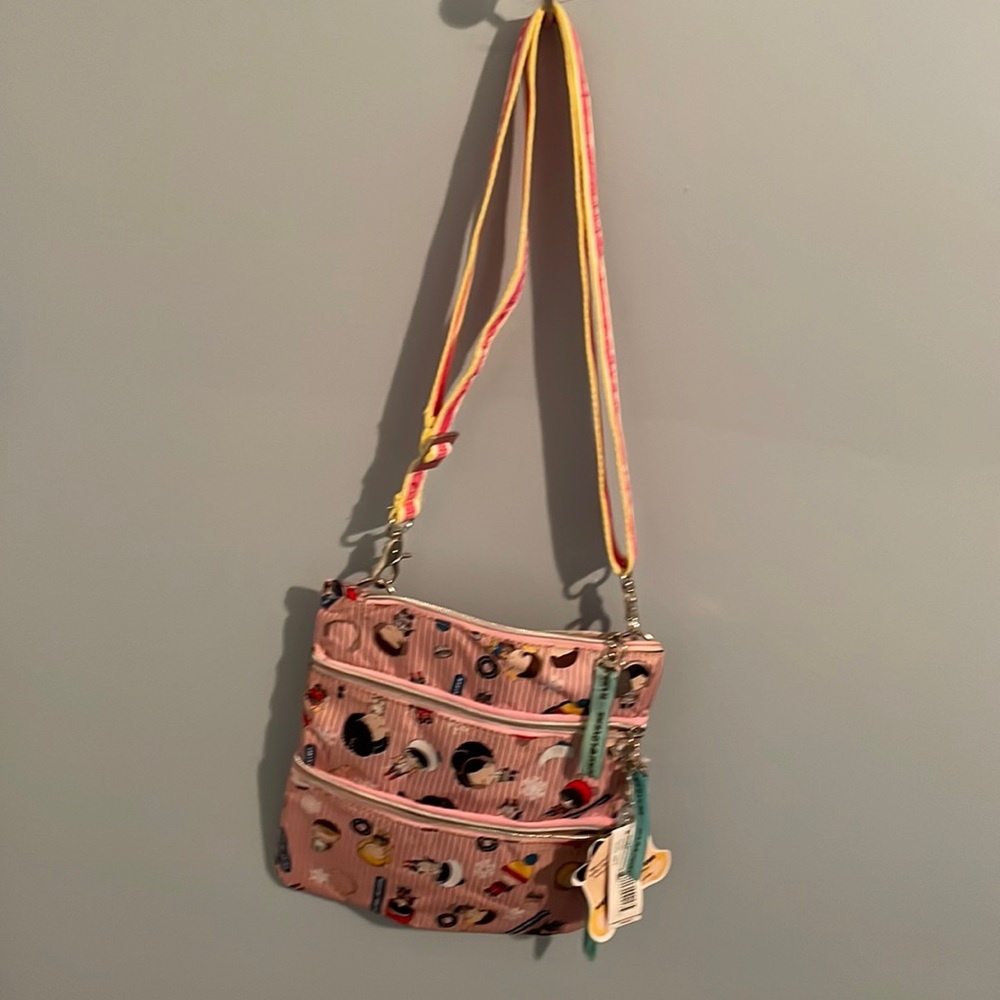 Harajuku Lovers Pink Patterned Crossbody Bag